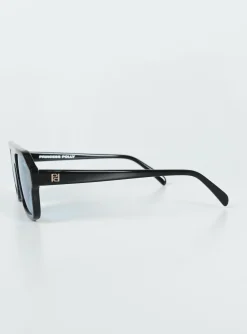 Princess Polly Hetley Sunglasses/ Blue Black Shop