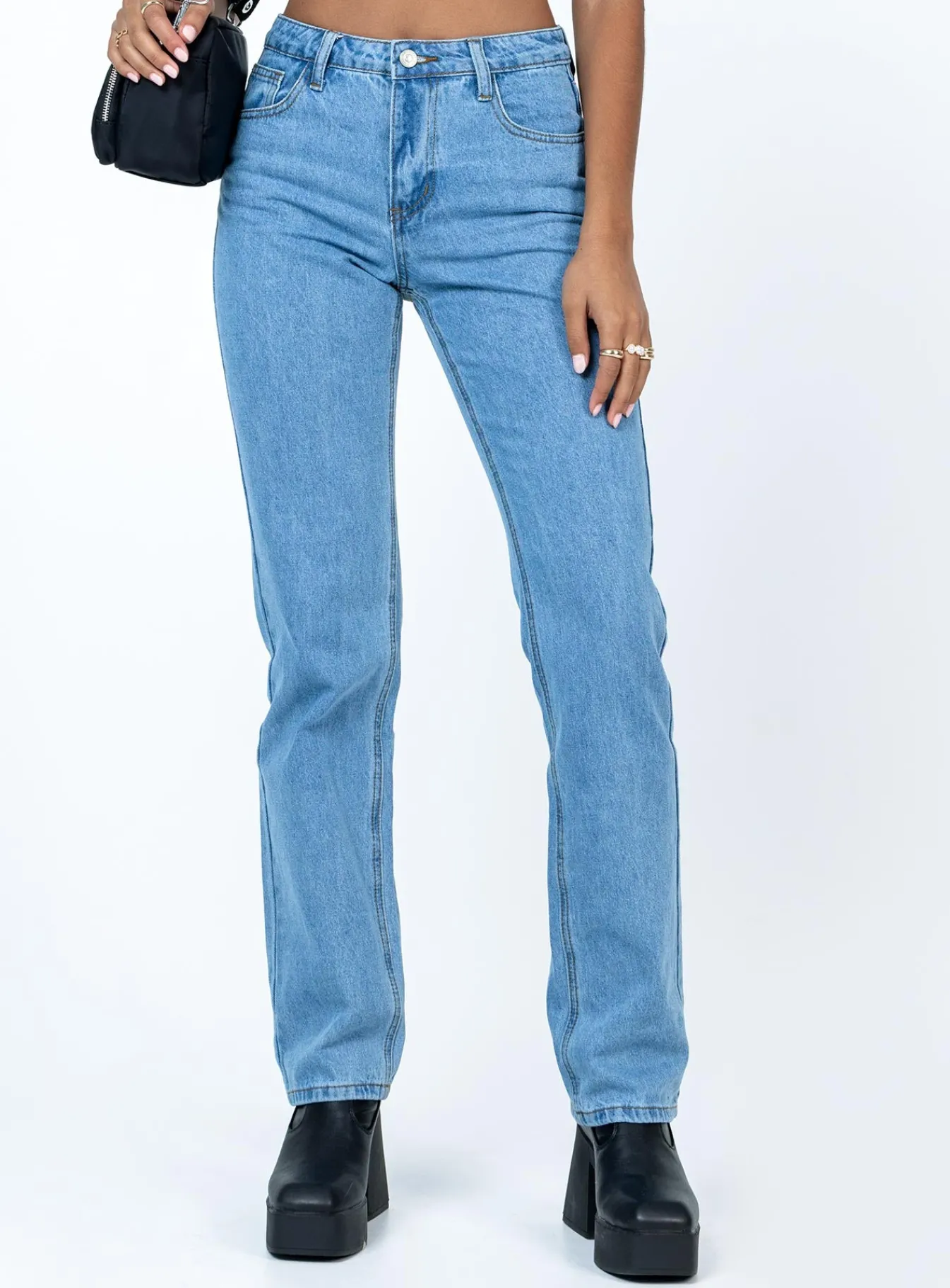 Princess Polly Hewie Mom Jeans Denim Outlet