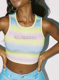 Princess Polly High Frequency Top  Multi Cheap