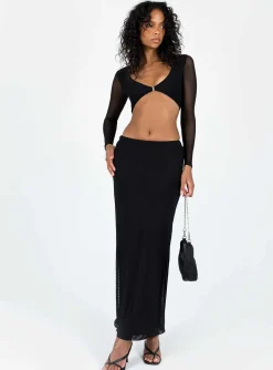 Princess Polly Hold Me Close Set Black Flash Sale