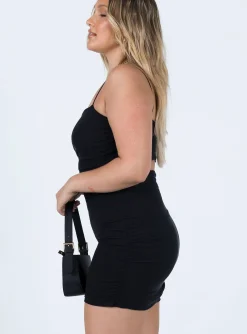 Princess Polly Holloway Wishes Mini Dress Black Flash Sale