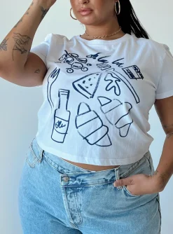 Princess Polly Holly Asymmetric Ripped Leg Jeans Curve Denim Store