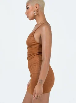 Princess Polly Holmwood Mini Dress Rust   Brown Online