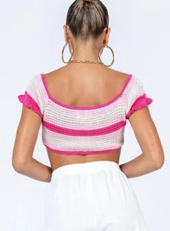 Princess Polly Honeydew Top Pink Online