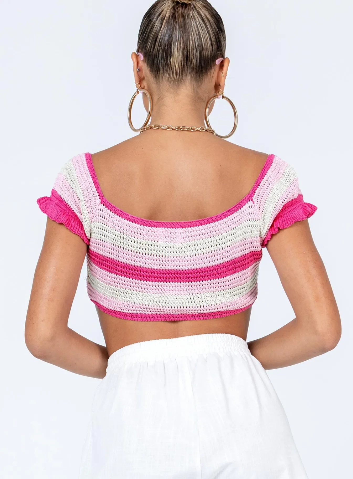 Princess Polly Honeydew Top Pink Online