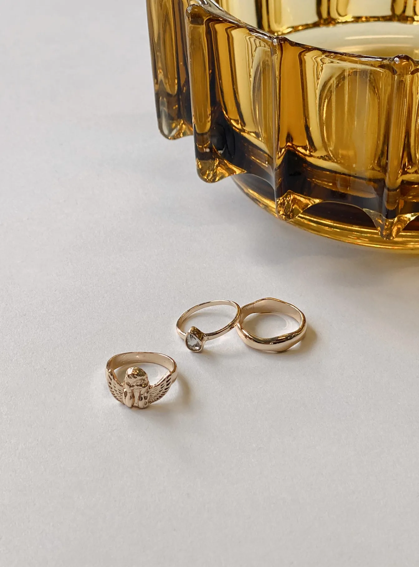 Princess Polly Hosanna Ring Pack Gold Cheap