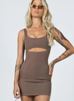 Princess Polly Hudson Mini Dress  Brown Online
