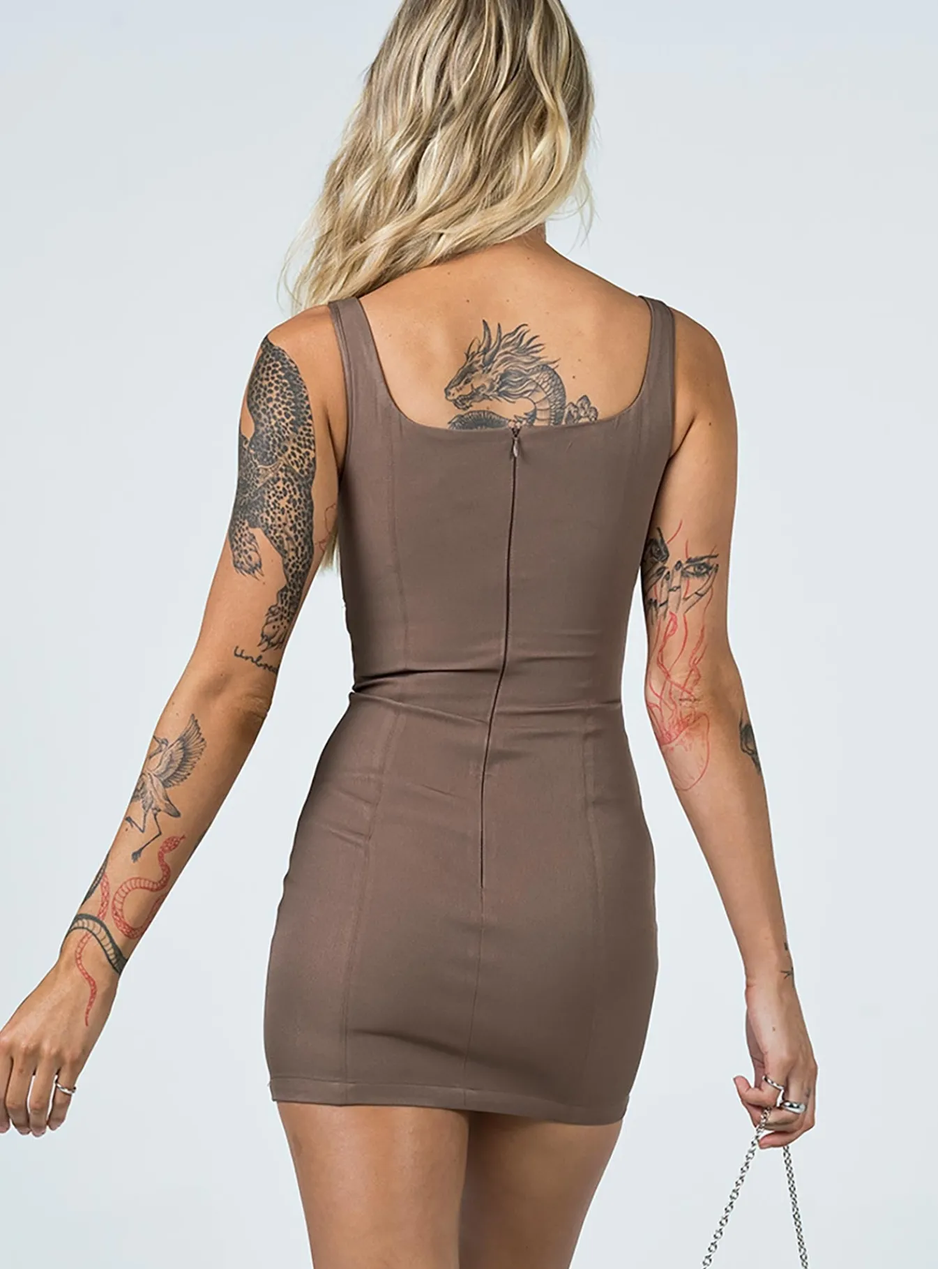 Princess Polly Hudson Mini Dress Brown Online