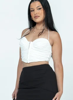 Princess Polly Hunter Corset Top White Sale