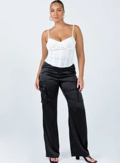 Princess Polly Hunter Mesh Corset Ivory Cheap