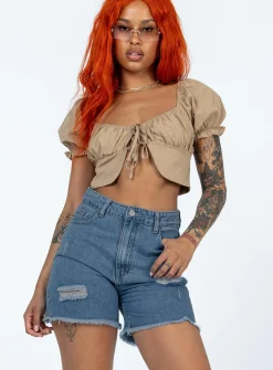Princess Polly Huntleyshorts   Denim Fashion
