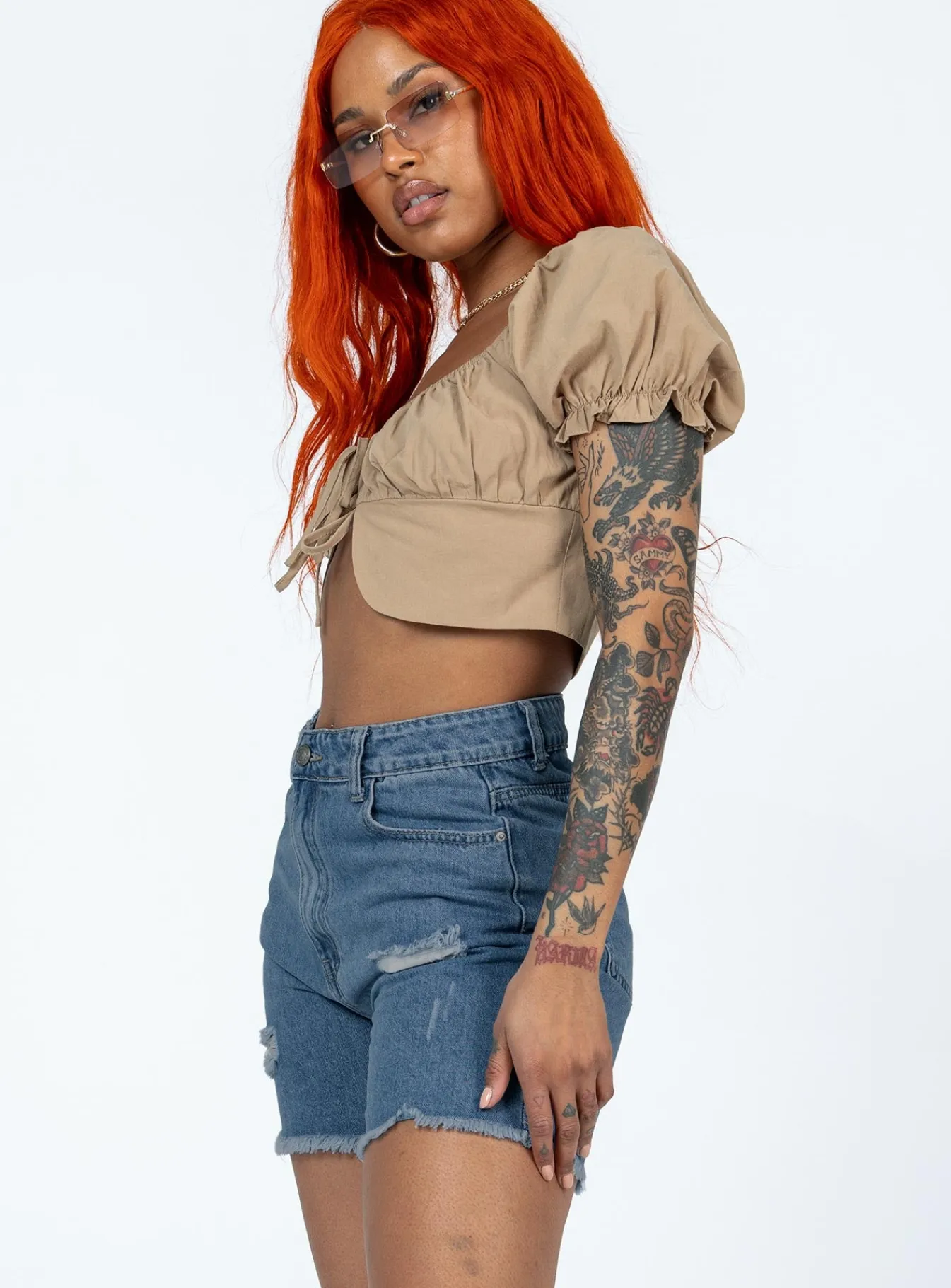 Princess Polly Huntleyshorts Denim Fashion
