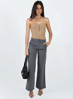 Princess Polly Hutchinson Pants Grey Fashion