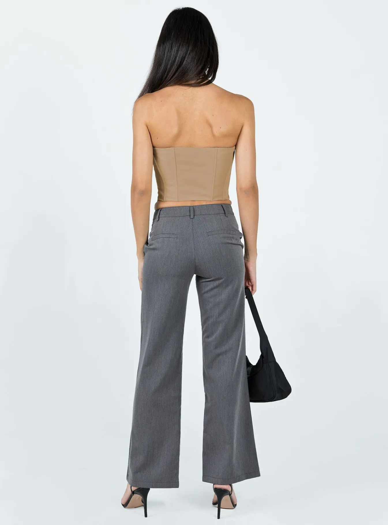 Princess Polly Hutchinson Pants Grey Fashion