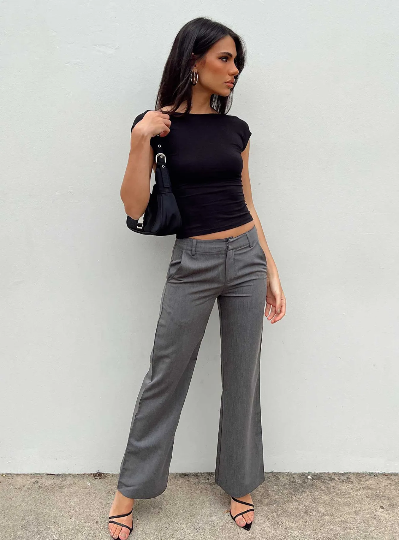 Princess Polly Hutchinson Pants Grey Fashion