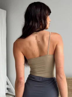 Princess Polly Hutter Bodysuit  Beige Store