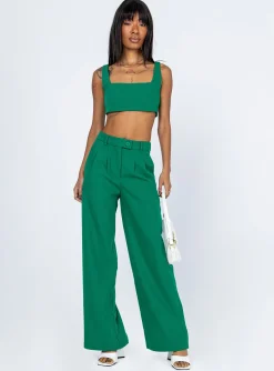 Princess Polly Huxley Set Green Cheap