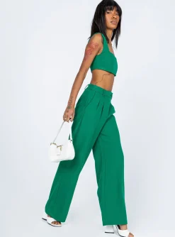 Princess Polly Huxley Set Green Cheap