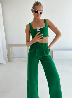Princess Polly Huxley Set Green Cheap