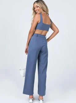 Princess Polly Huxley Set  Blue Shop