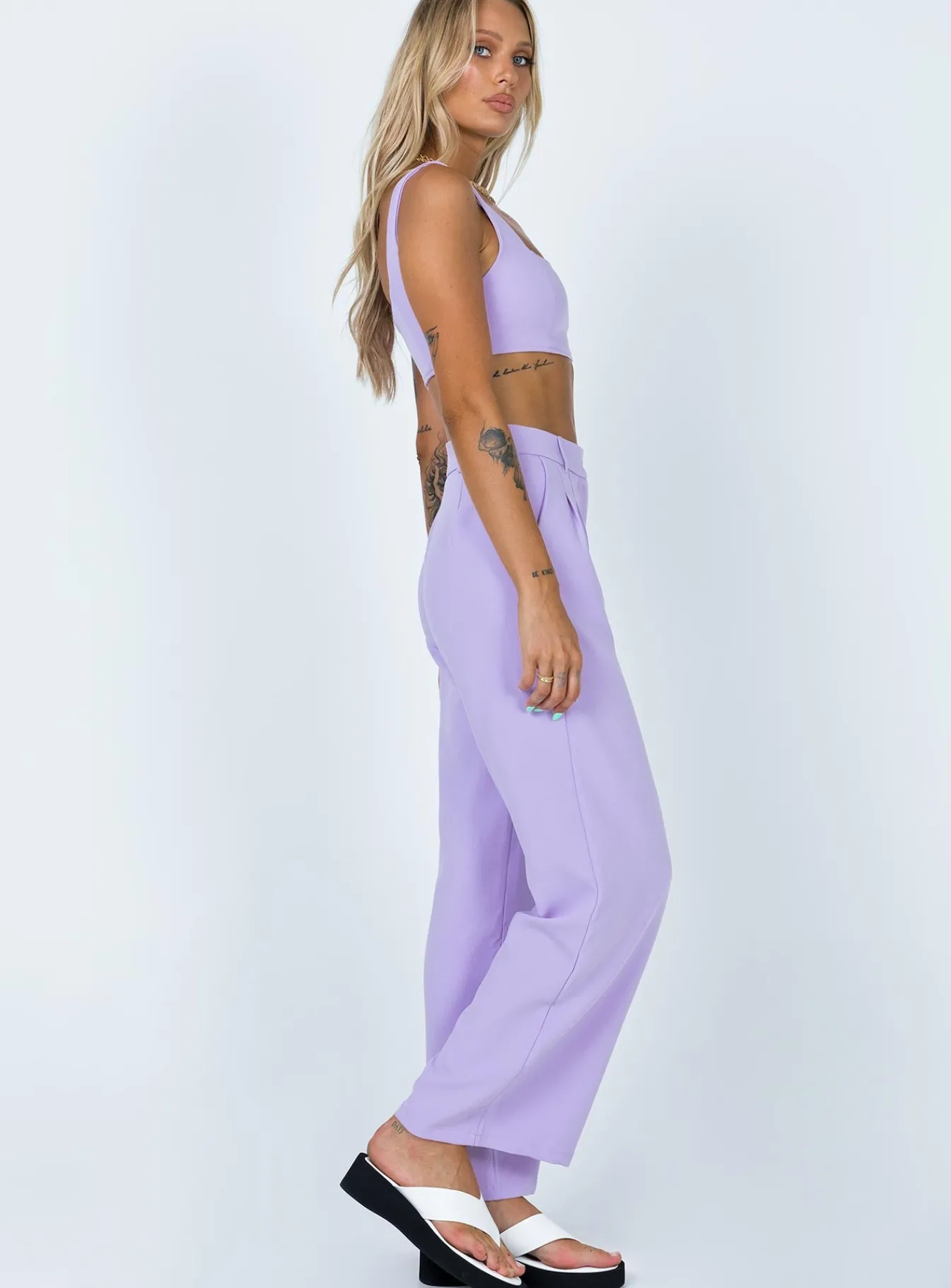 Princess Polly Huxley Set Lilac Best