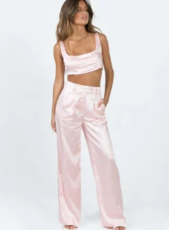 Princess Polly Huxley Set Dusty Pink New