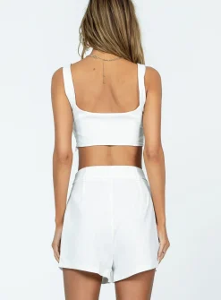 Princess Polly Huxley Short Set White Shop