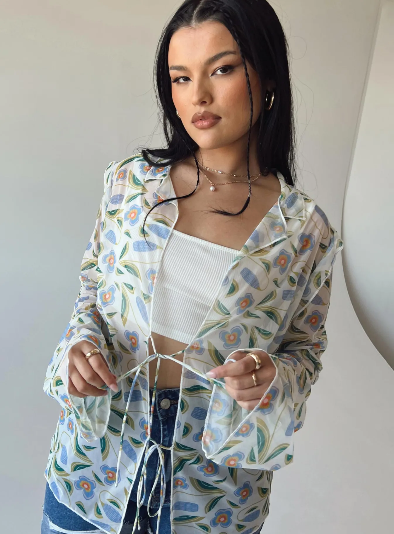 Princess Polly Hydrilla Top White Cheap
