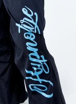 Princess Polly Hypnotize Parachute Pants Navy Shop