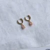 Princess Polly Ice Queen Earrings   Gold / Pink Flash Sale