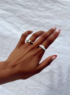 Princess Polly Ida Ring  Silver Discount