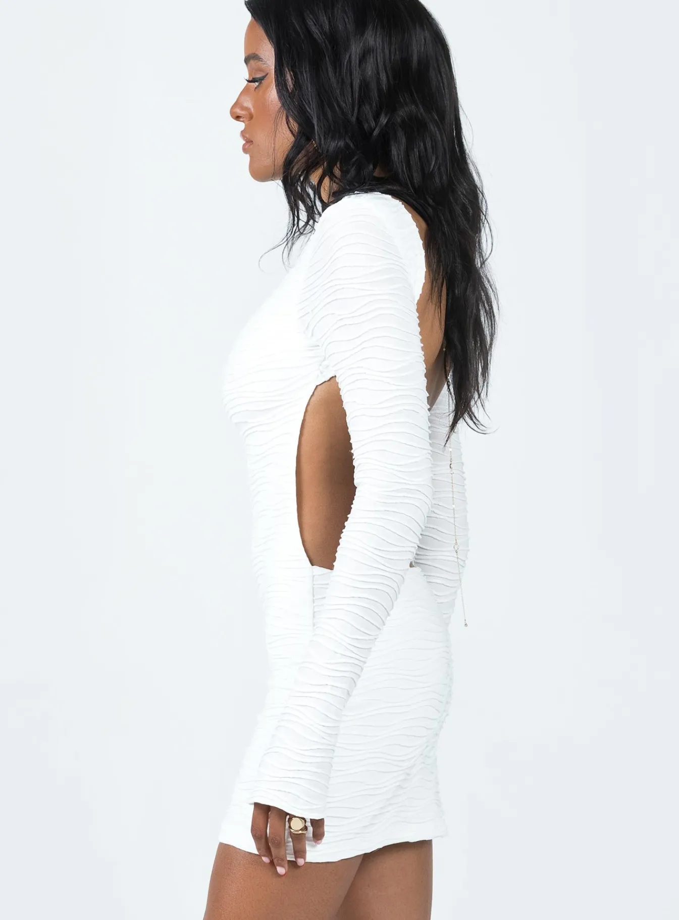 Princess Polly Ignite Mini Dress White Flash Sale