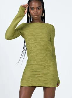 Princess Polly Ignite Mini Dress  Green Best Sale