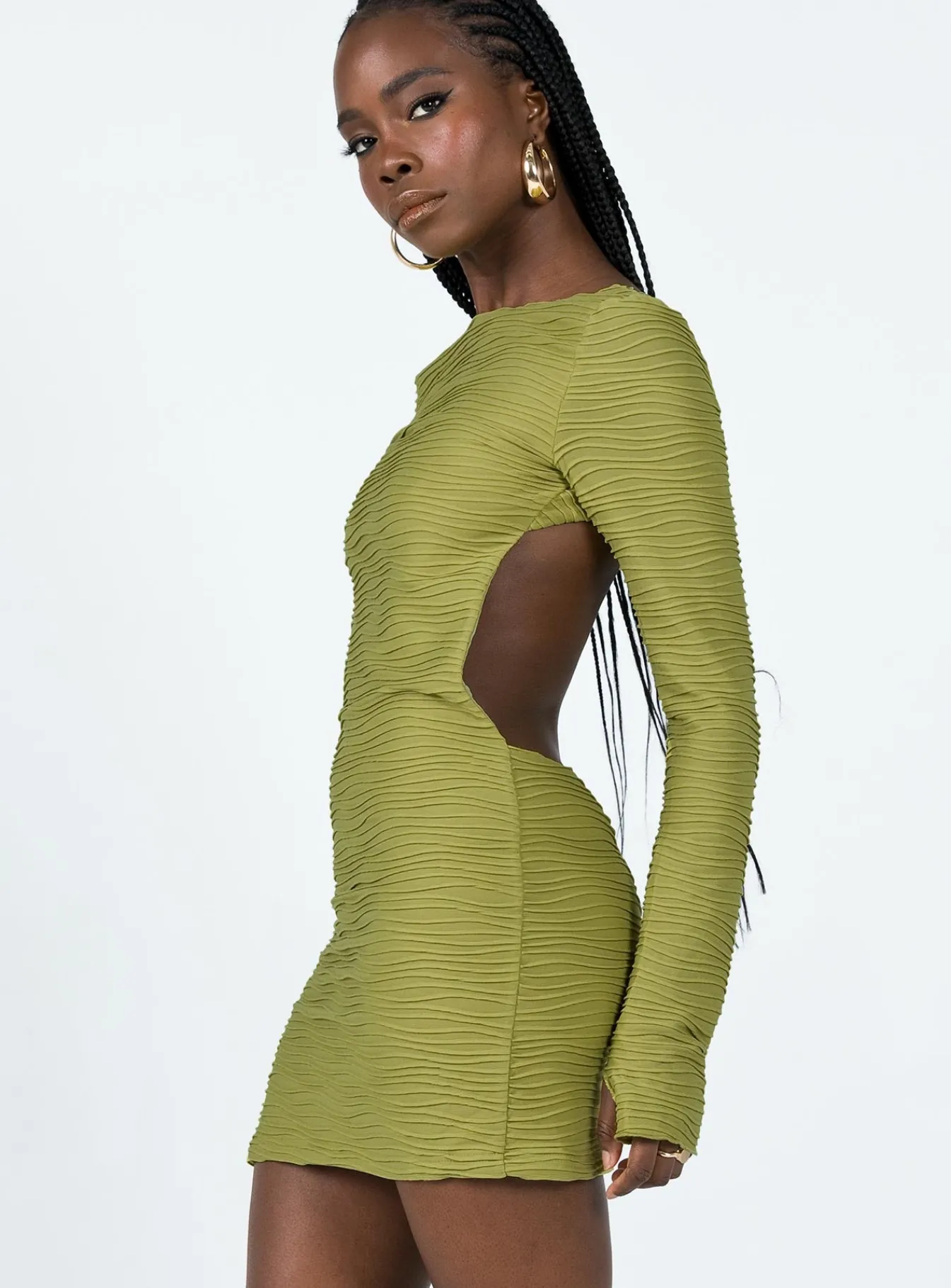 Princess Polly Ignite Mini Dress Green Best Sale