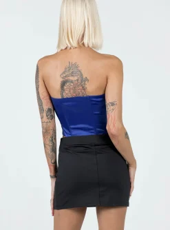 Princess Polly Ilina Mid Rise Mini Skirt Black Sale