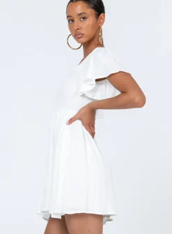 Princess Polly Imagine Mini Dress White Flash Sale