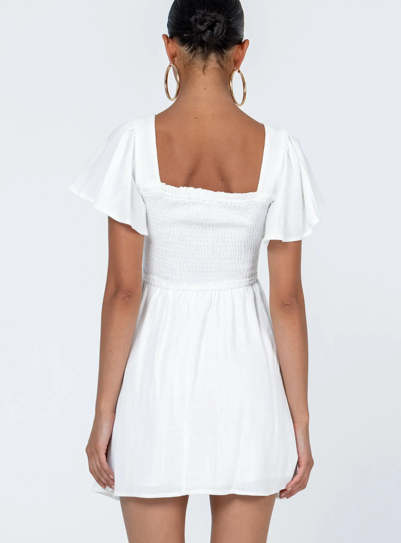 Princess Polly Imagine Mini Dress White Flash Sale