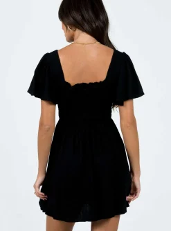 Princess Polly Imagine Mini Dress Black Cheap