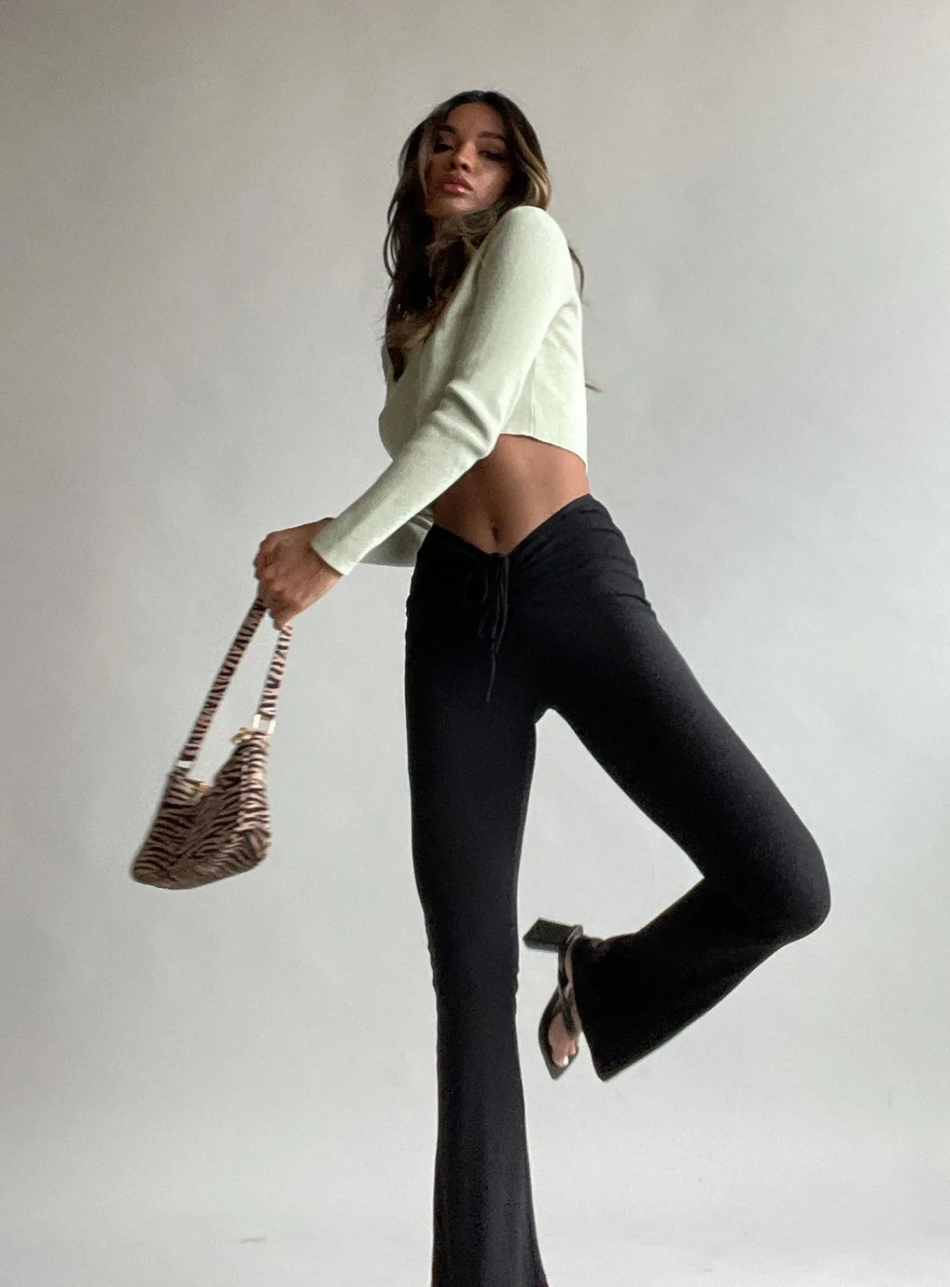 Princess Polly Imogen Pants Black Hot