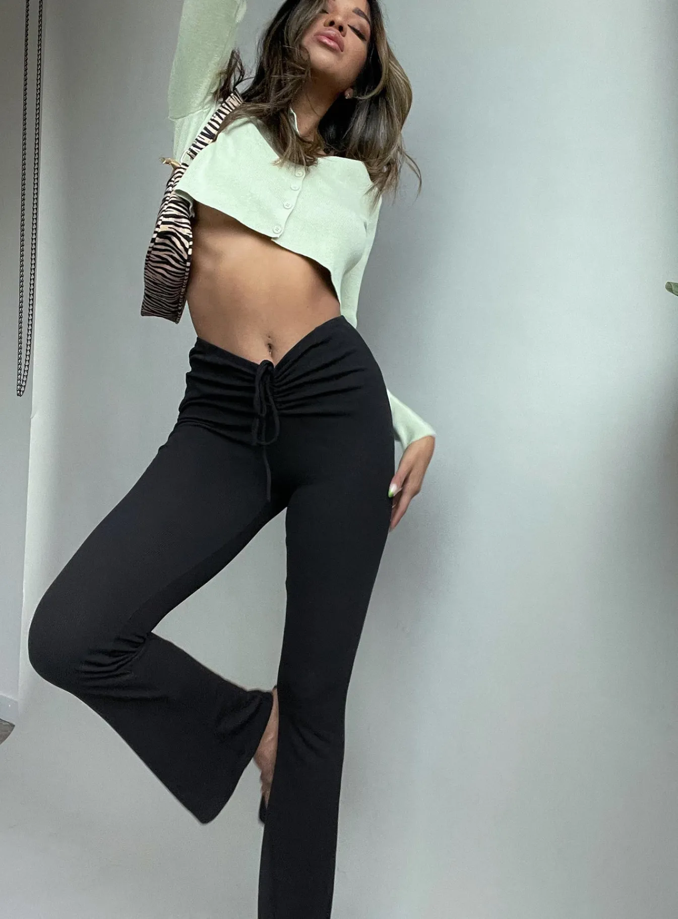 Princess Polly Imogen Pants Black Hot
