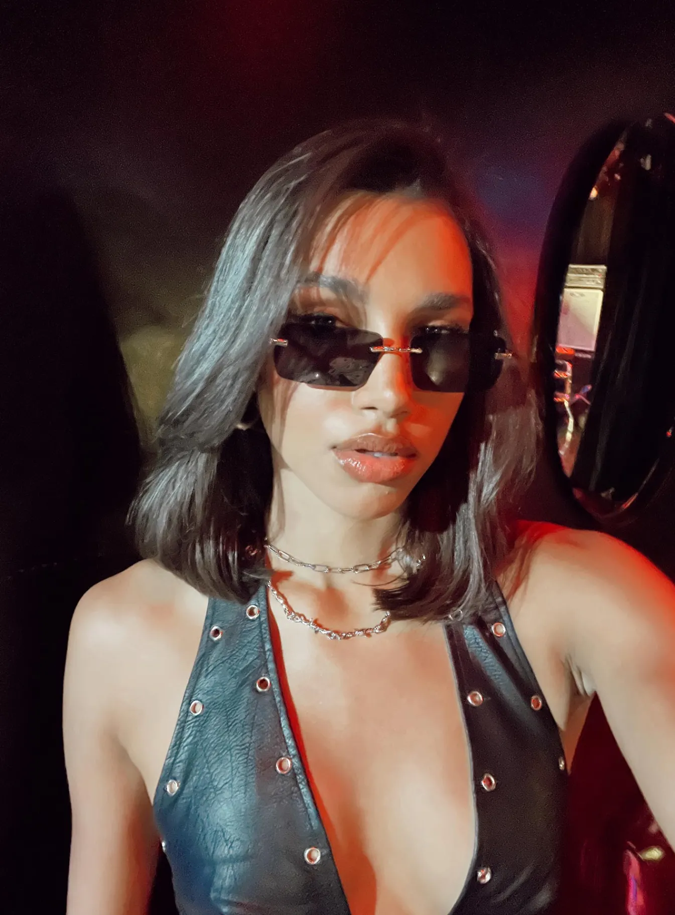 Princess Polly Indi Sunglasses Eco Black Online