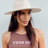 Princess Polly Indiana Fedora Hat  Beige Hot
