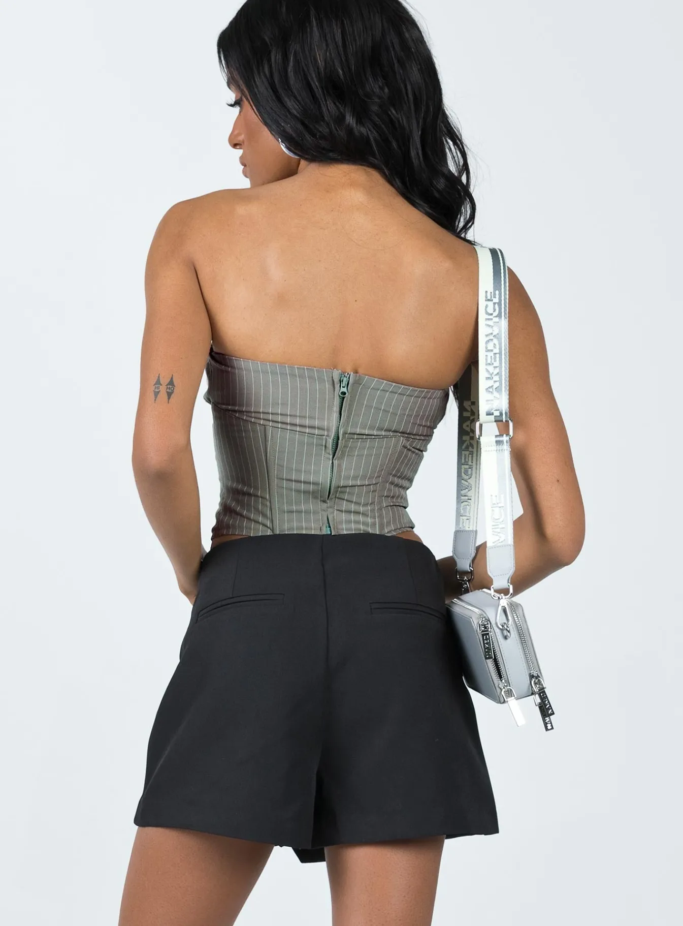 Princess Polly Indianna Cross Over Skort Black Hot