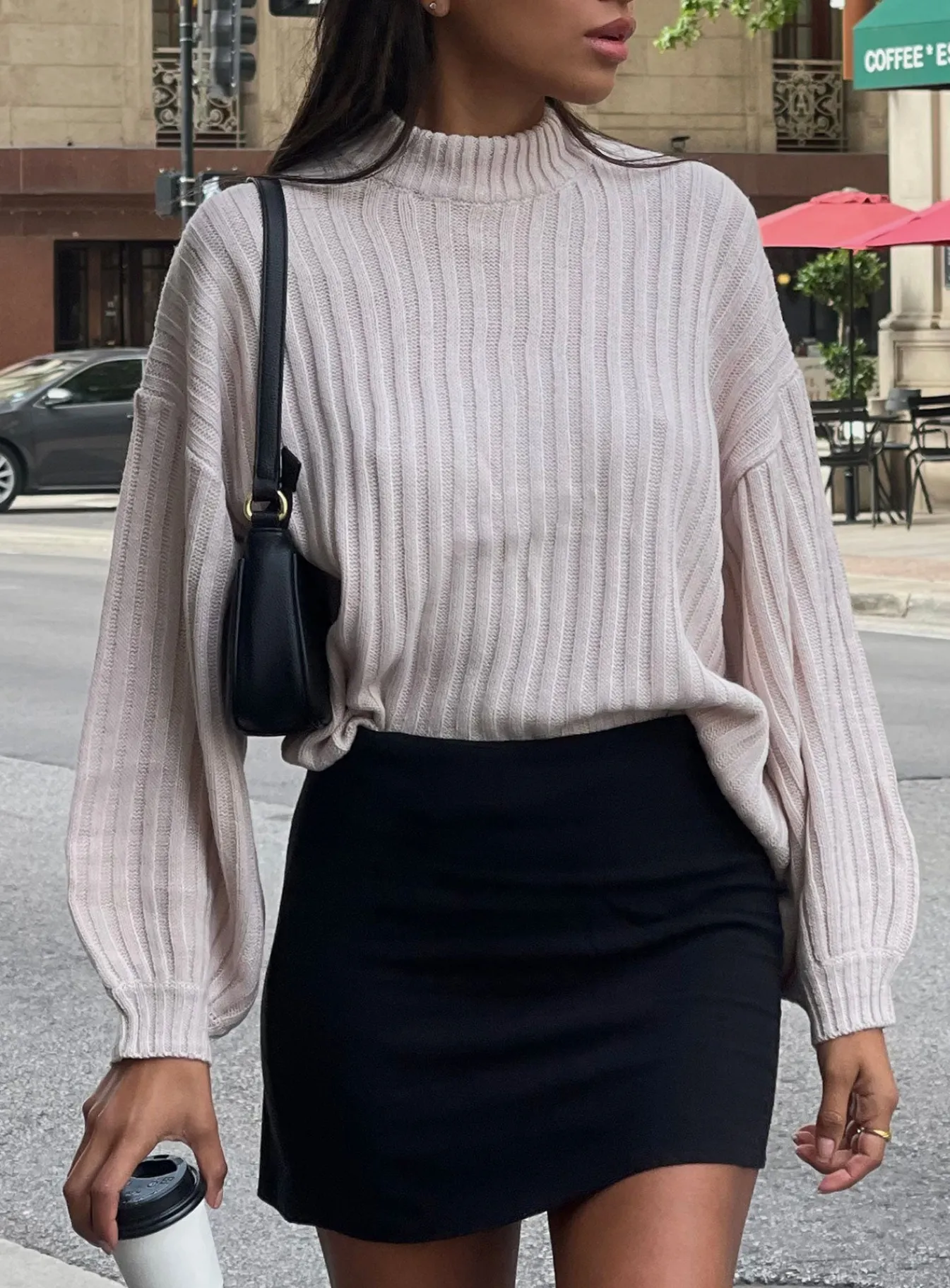 Princess Polly Innerbloom Oversized Sweater Beige Fashion