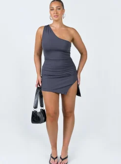 Princess Polly Irisa Mini Dress Grey Best Sale