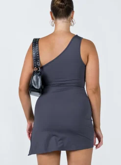 Princess Polly Irisa Mini Dress Grey Best Sale