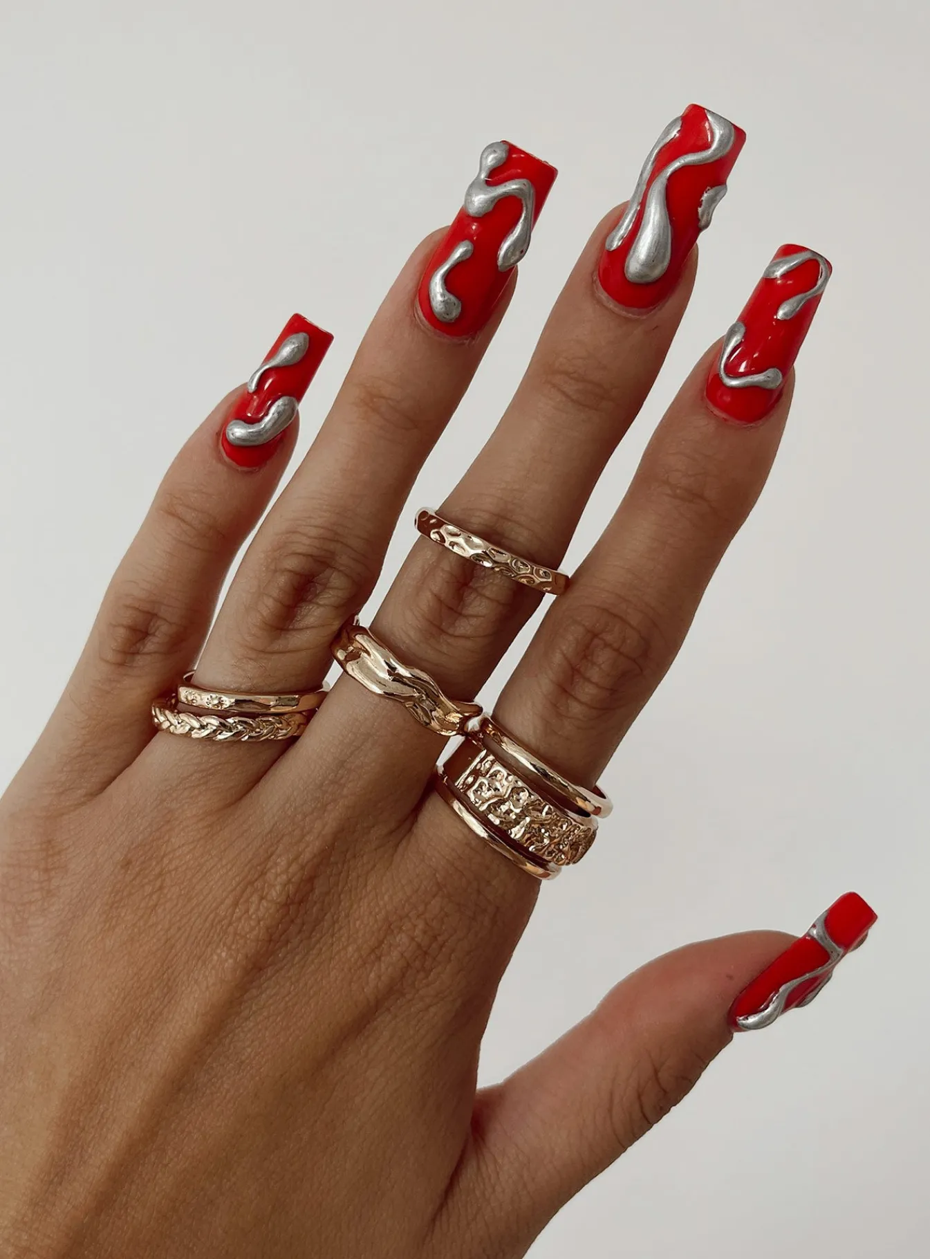 Princess Polly Isabel Ring Pack Gold Best