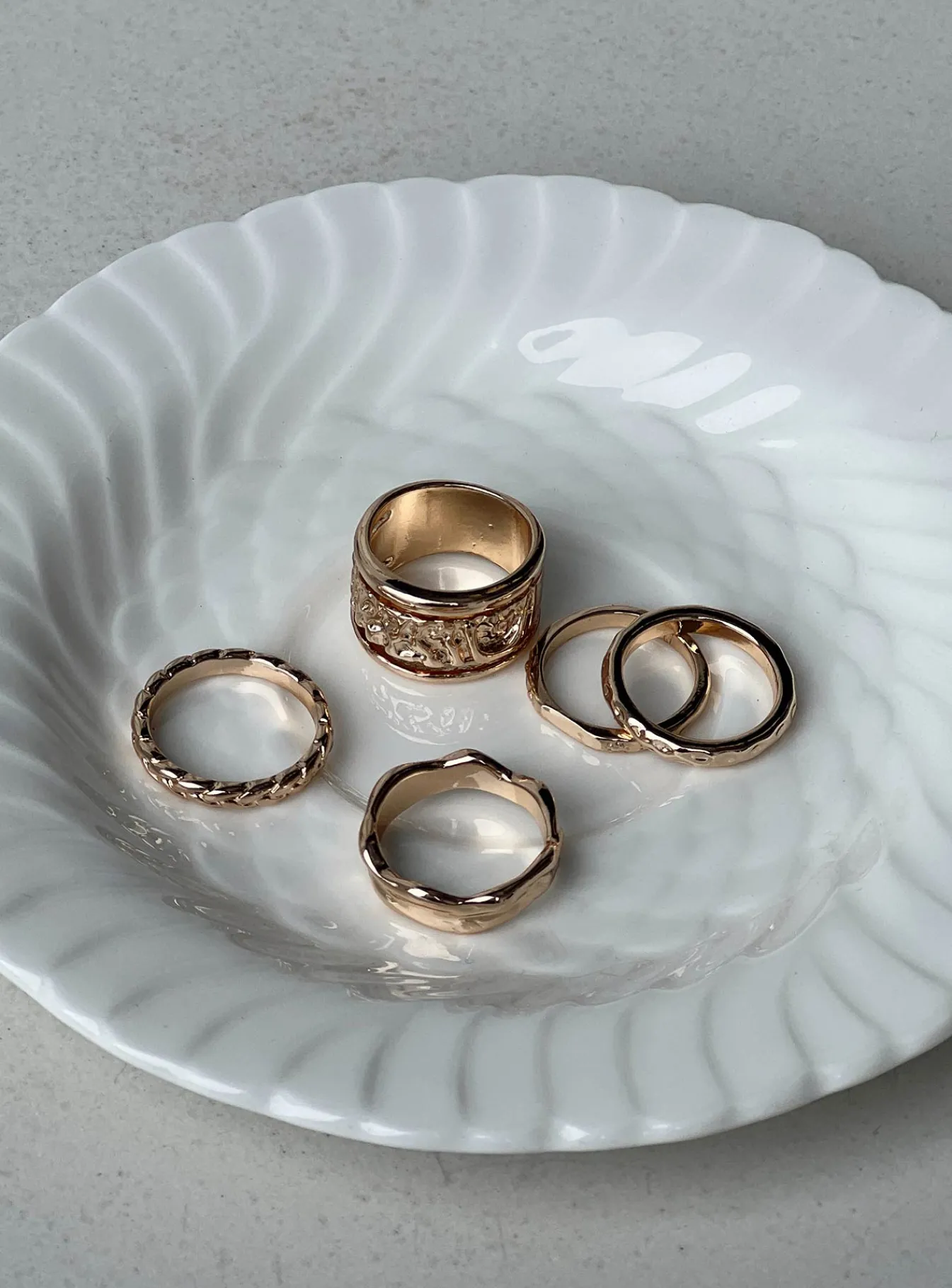 Princess Polly Isabel Ring Pack Gold Best