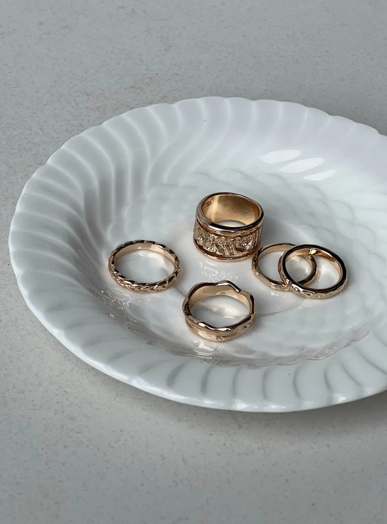 Princess Polly Isabel Ring Pack Gold Best
