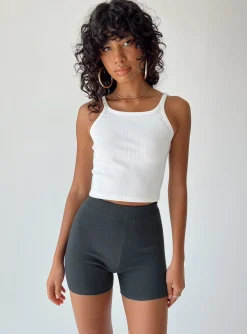 Princess Polly Ivy Bike Shorts  Grey Hot